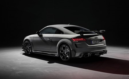 2023 Audi TT RS Coupé Iconic Edition (Color: Nardo Grey) Rear Three-Quarter Wallpapers 450x275 (80)