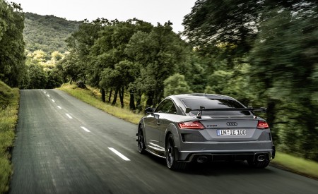 2023 Audi TT RS Coupé Iconic Edition (Color: Nardo Grey) Rear Three-Quarter Wallpapers 450x275 (2)