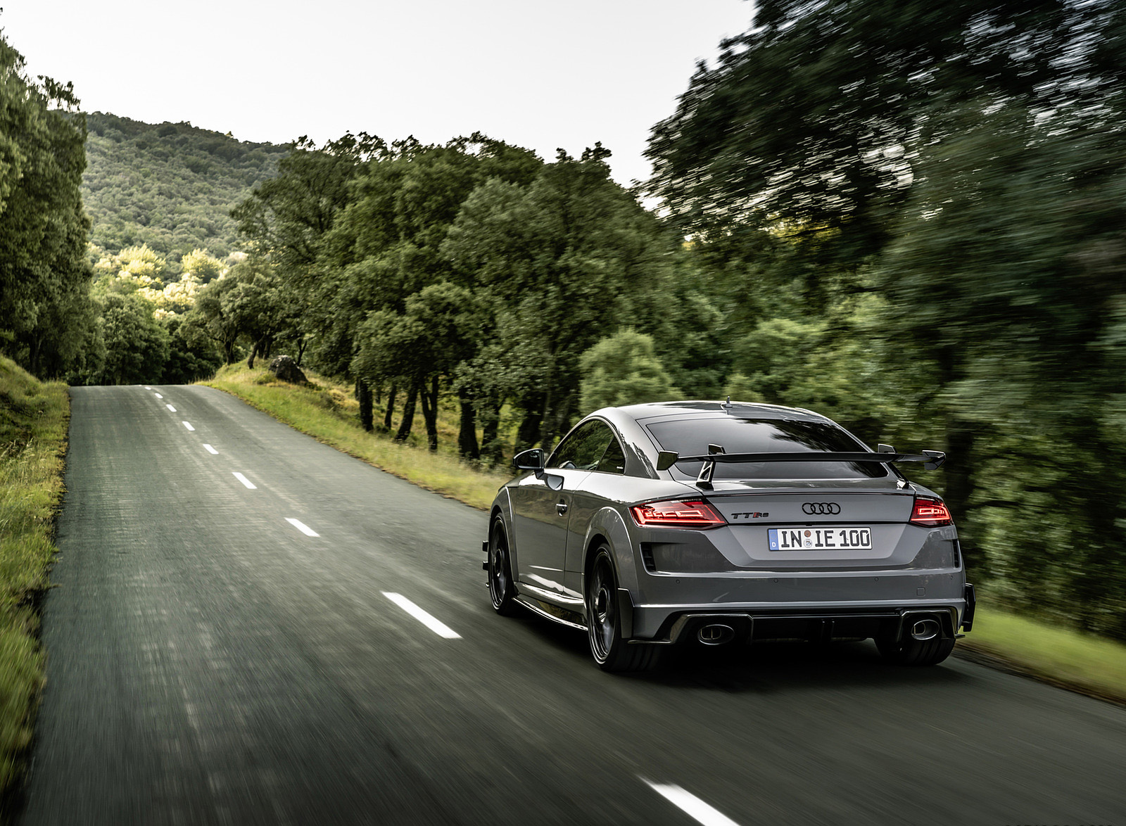 2023 Audi TT RS Coupé Iconic Edition (Color: Nardo Grey) Rear Three-Quarter Wallpapers #2 of 105