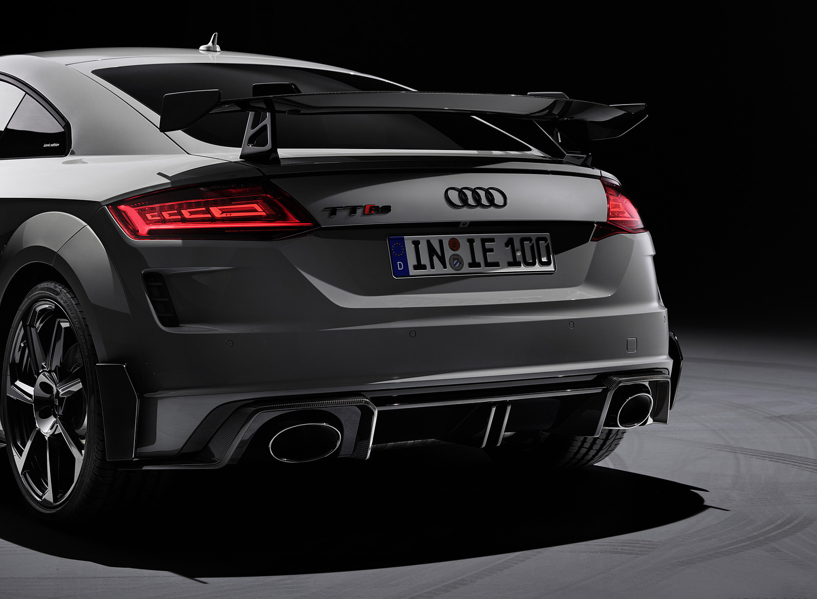2023 Audi TT RS Coupé Iconic Edition (Color: Nardo Grey) Rear Wallpapers #94 of 105