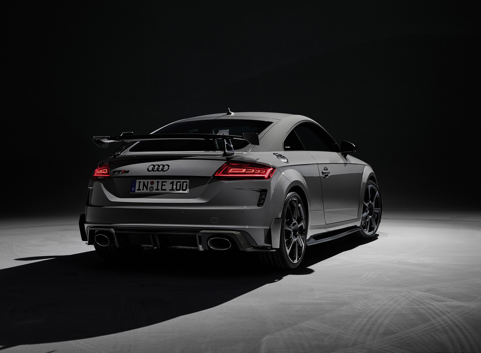 2023 Audi TT RS Coupé Iconic Edition (Color: Nardo Grey) Rear Wallpapers #83 of 105