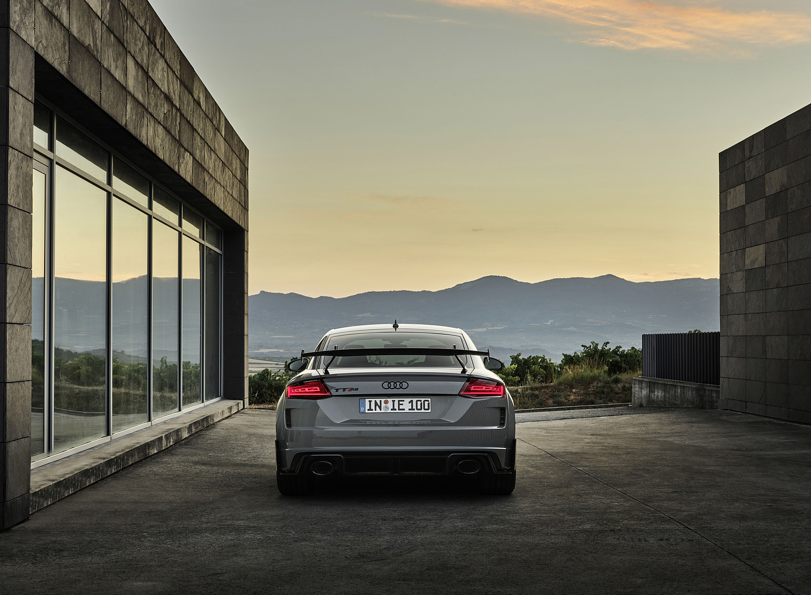 2023 Audi TT RS Coupé Iconic Edition (Color: Nardo Grey) Rear Wallpapers #56 of 105