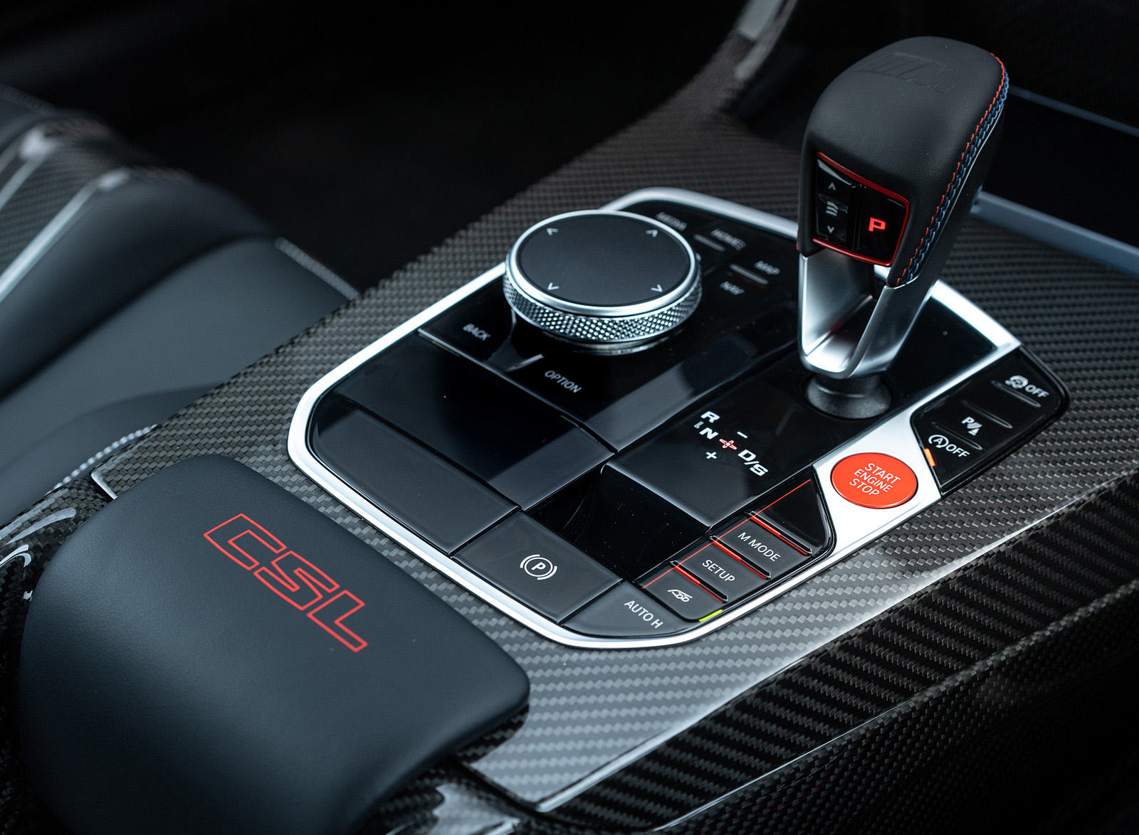 2023 BMW M4 CSL (UK-Spec) Central Console Wallpapers #45 of 46