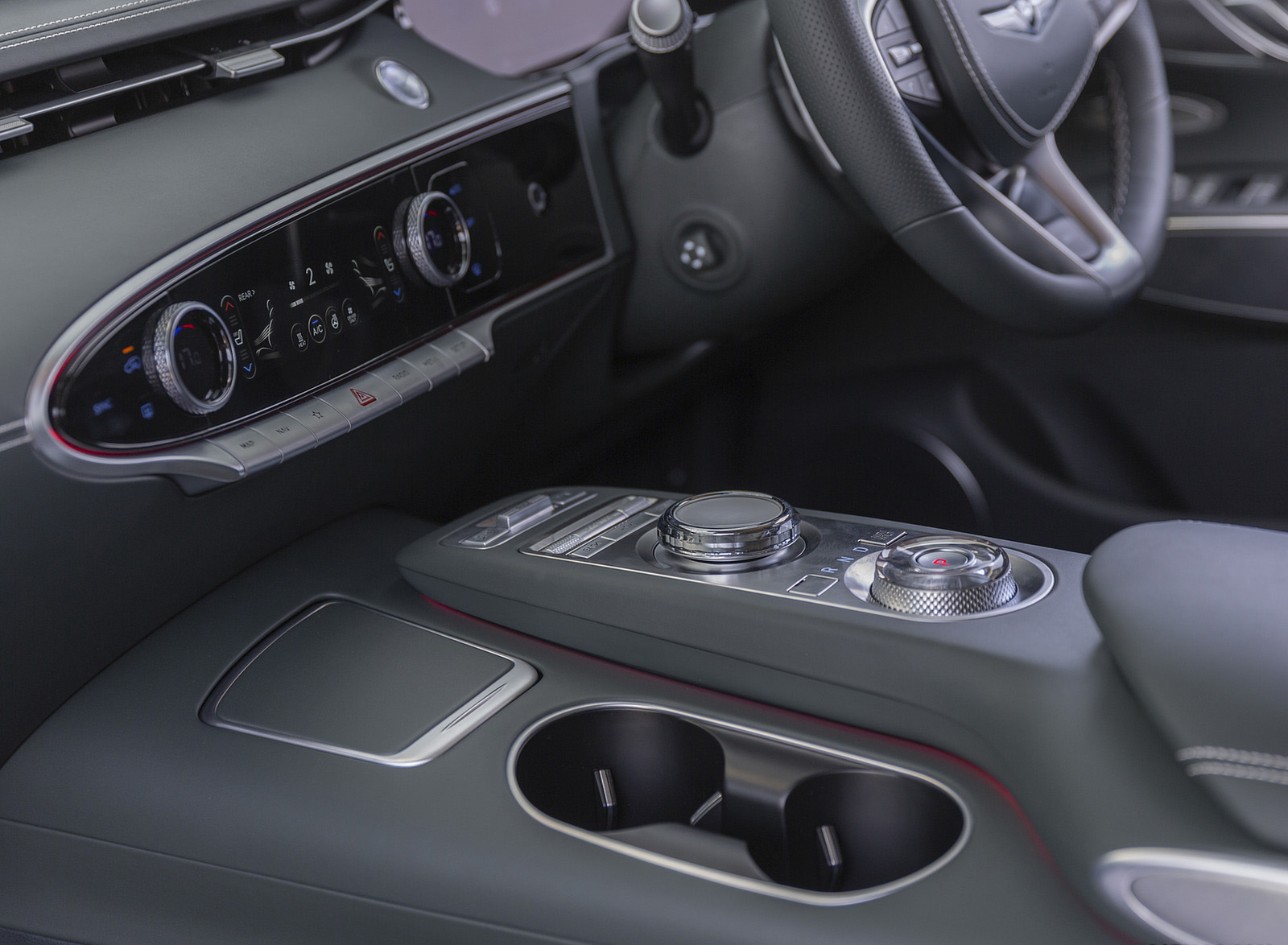 2023 Genesis Electrified GV70 (UK-Spec) Central Console Wallpapers #50 of 106