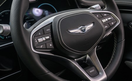 2023 Genesis Electrified GV70 (UK-Spec) Interior Steering Wheel Wallpapers 450x275 (79)