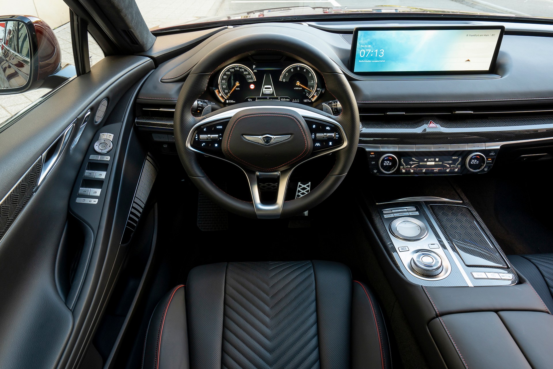 2023 Genesis G80 Sport Line Interior Cockpit Wallpapers #10 of 17