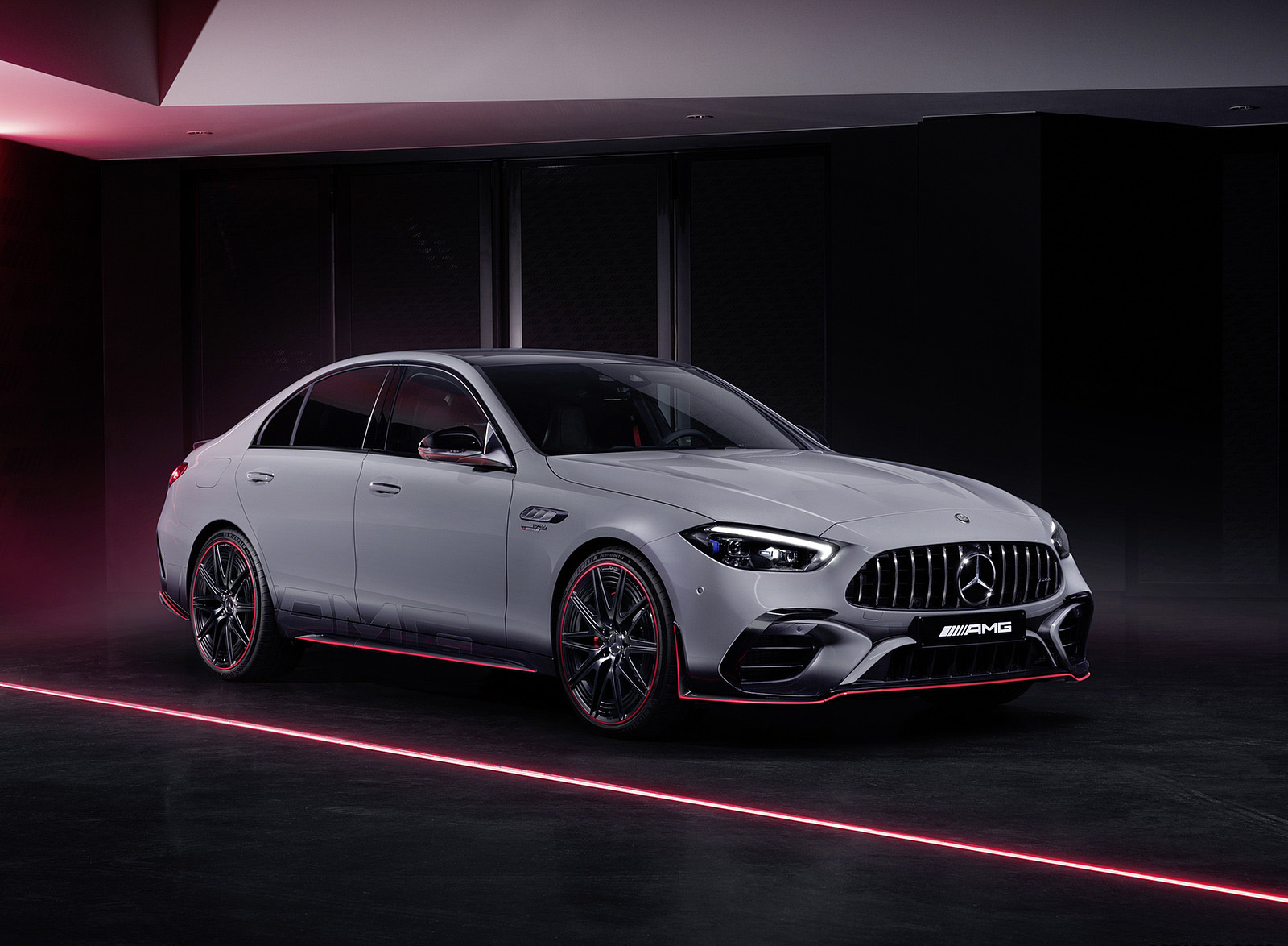 2023 Mercedes-AMG C 63 S E PERFORMANCE F1 Edition Front Three-Quarter Wallpapers (1). Download Wallpaper