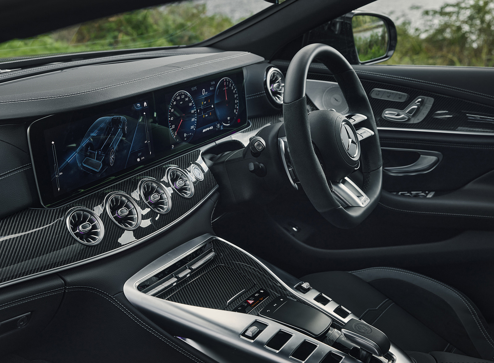 2023 Mercedes-AMG GT 63 S E Performance 4-door (UK-Spec) Interior Wallpapers #32 of 40