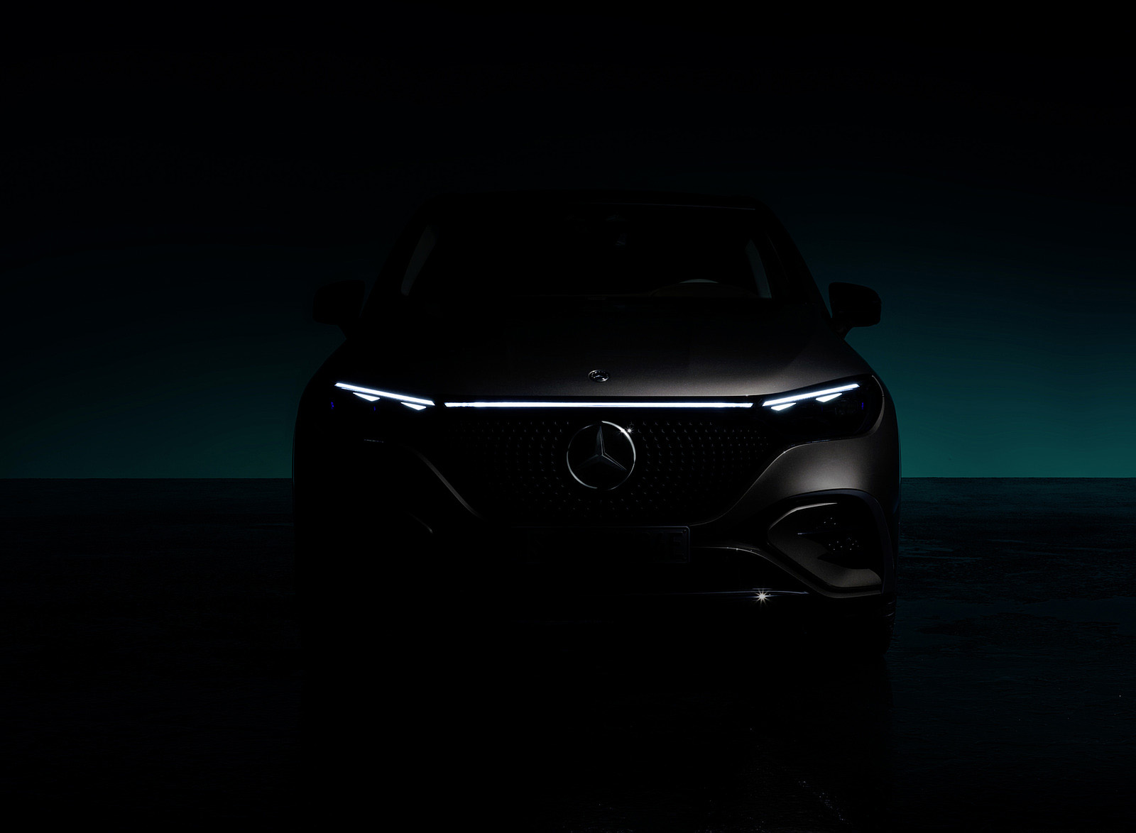 2023 Mercedes-Benz EQE SUV AMG Line Night Package (Color: Velvet Brown Metallic) Headlight Wallpapers #45 of 52