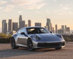 2023 Porsche 911 Carrera T (Color: GT Silver Metallic) Front Three-Quarter Wallpapers 150x120