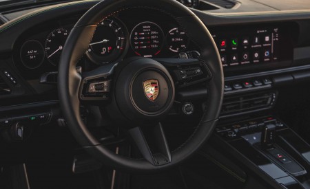 2023 Porsche 911 Carrera T (Color: GT Silver Metallic) Interior Steering Wheel Wallpapers 450x275 (185)