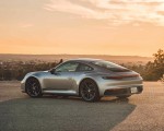 2023 Porsche 911 Carrera T (Color: GT Silver Metallic) Rear Three-Quarter Wallpapers 150x120