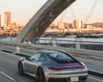 2023 Porsche 911 Carrera T (Color: GT Silver Metallic) Rear Three-Quarter Wallpapers 150x120