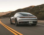 2023 Porsche 911 Carrera T (Color: GT Silver Metallic) Rear Wallpapers 150x120