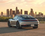 2023 Porsche 911 Carrera T (Color: GT Silver Metallic) Rear Wallpapers 150x120