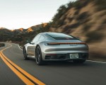 2023 Porsche 911 Carrera T (Color: GT Silver Metallic) Rear Wallpapers 150x120