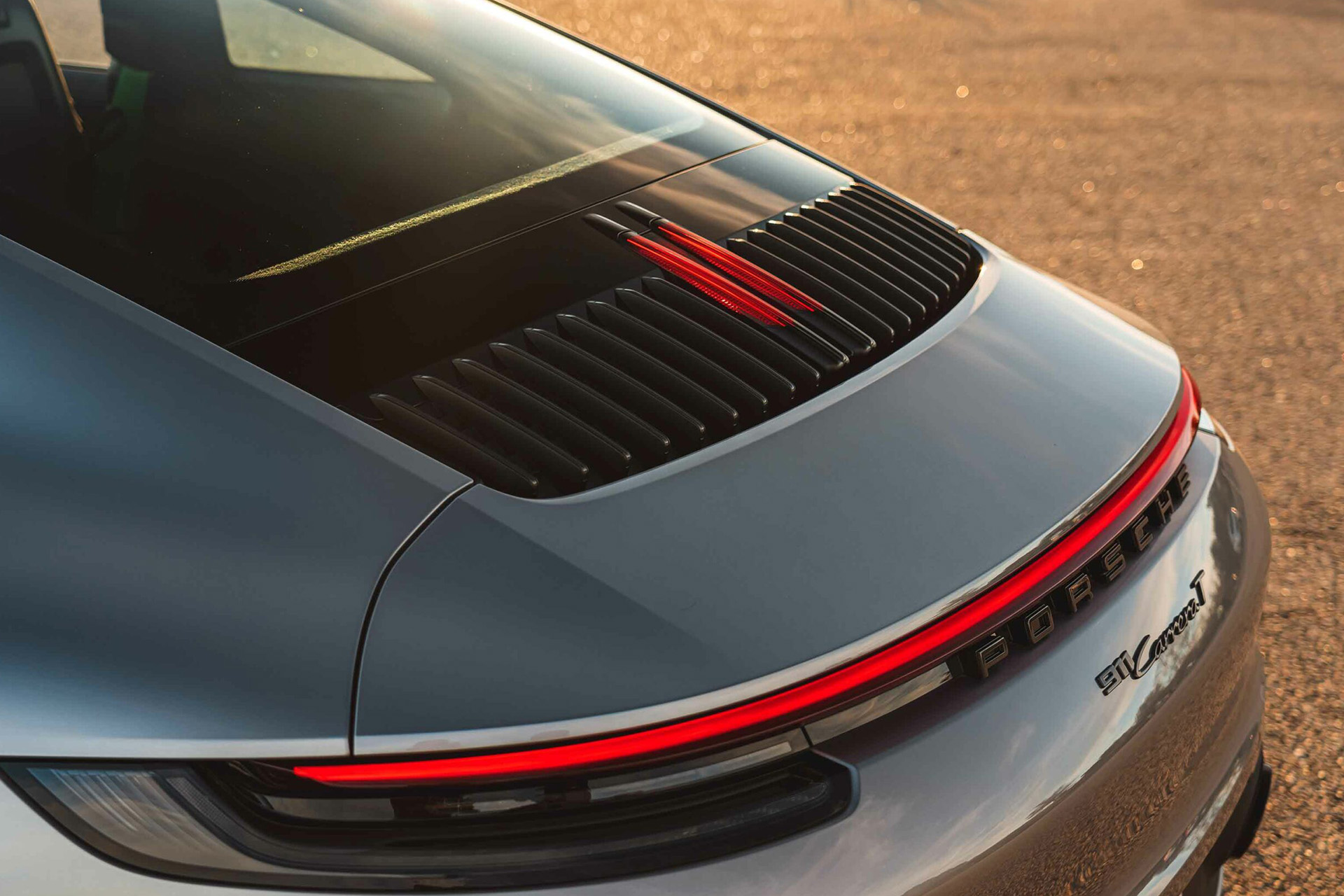 2023 Porsche 911 Carrera T (Color: GT Silver Metallic) Tail Light Wallpapers #178 of 192