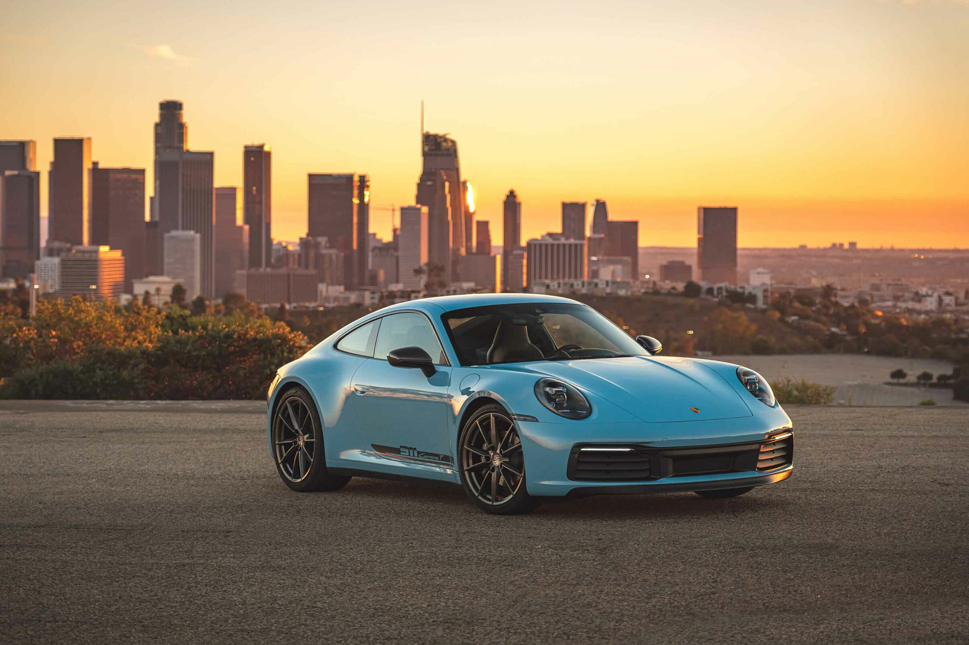 2023 Porsche 911 Carrera T (Color: Gulf Blue) Front Three-Quarter Wallpapers #118 of 192