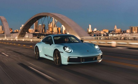 2023 Porsche 911 Carrera T (Color: Gulf Blue) Front Three-Quarter Wallpapers 450x275 (109)