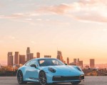 2023 Porsche 911 Carrera T (Color: Gulf Blue) Front Three-Quarter Wallpapers 150x120