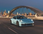 2023 Porsche 911 Carrera T (Color: Gulf Blue) Front Three-Quarter Wallpapers 150x120