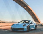 2023 Porsche 911 Carrera T (Color: Gulf Blue) Front Three-Quarter Wallpapers 150x120