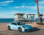 2023 Porsche 911 Carrera T (Color: Gulf Blue) Front Three-Quarter Wallpapers 150x120
