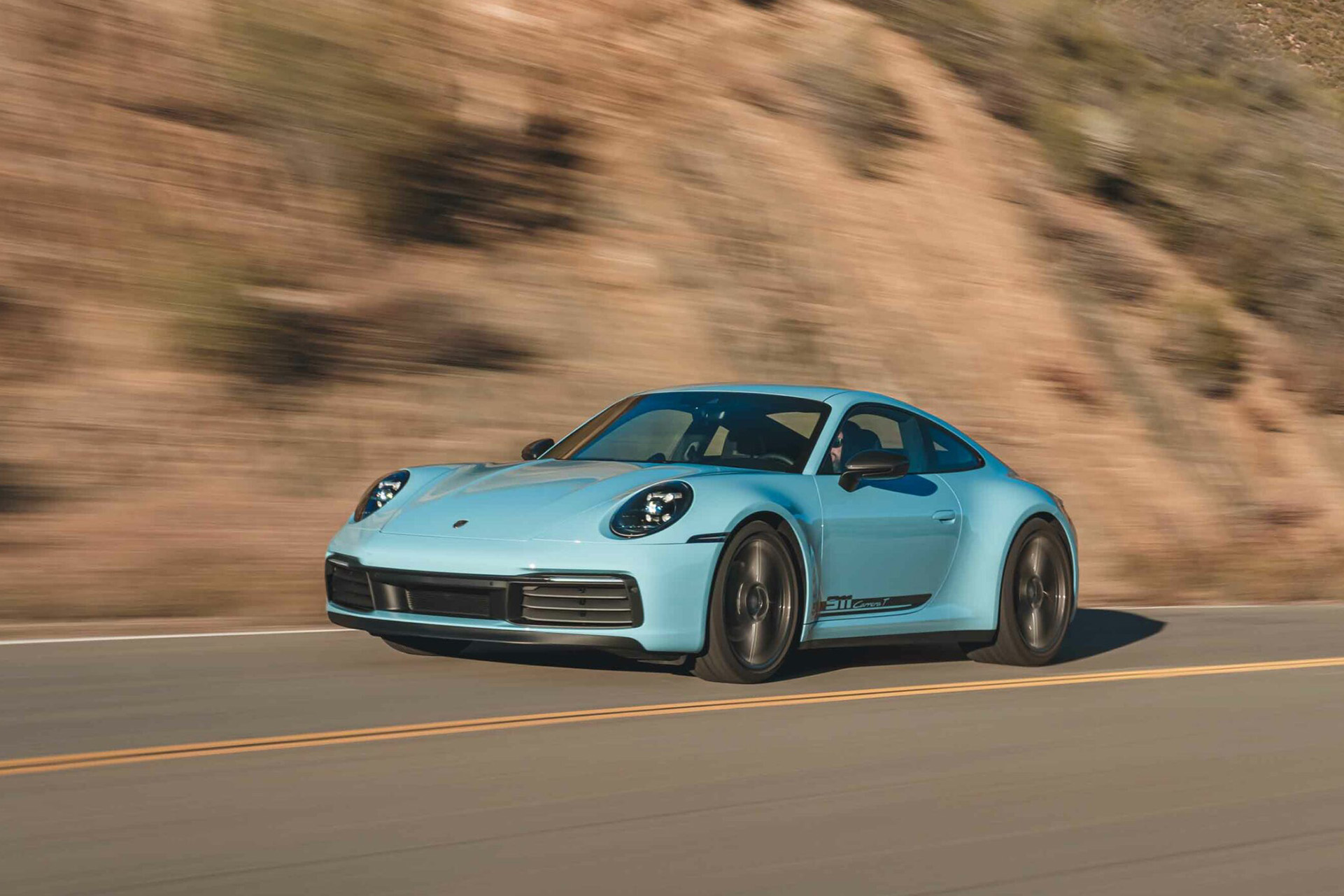 2023 Porsche 911 Carrera T (Color: Gulf Blue) Front Three-Quarter Wallpapers #90 of 192