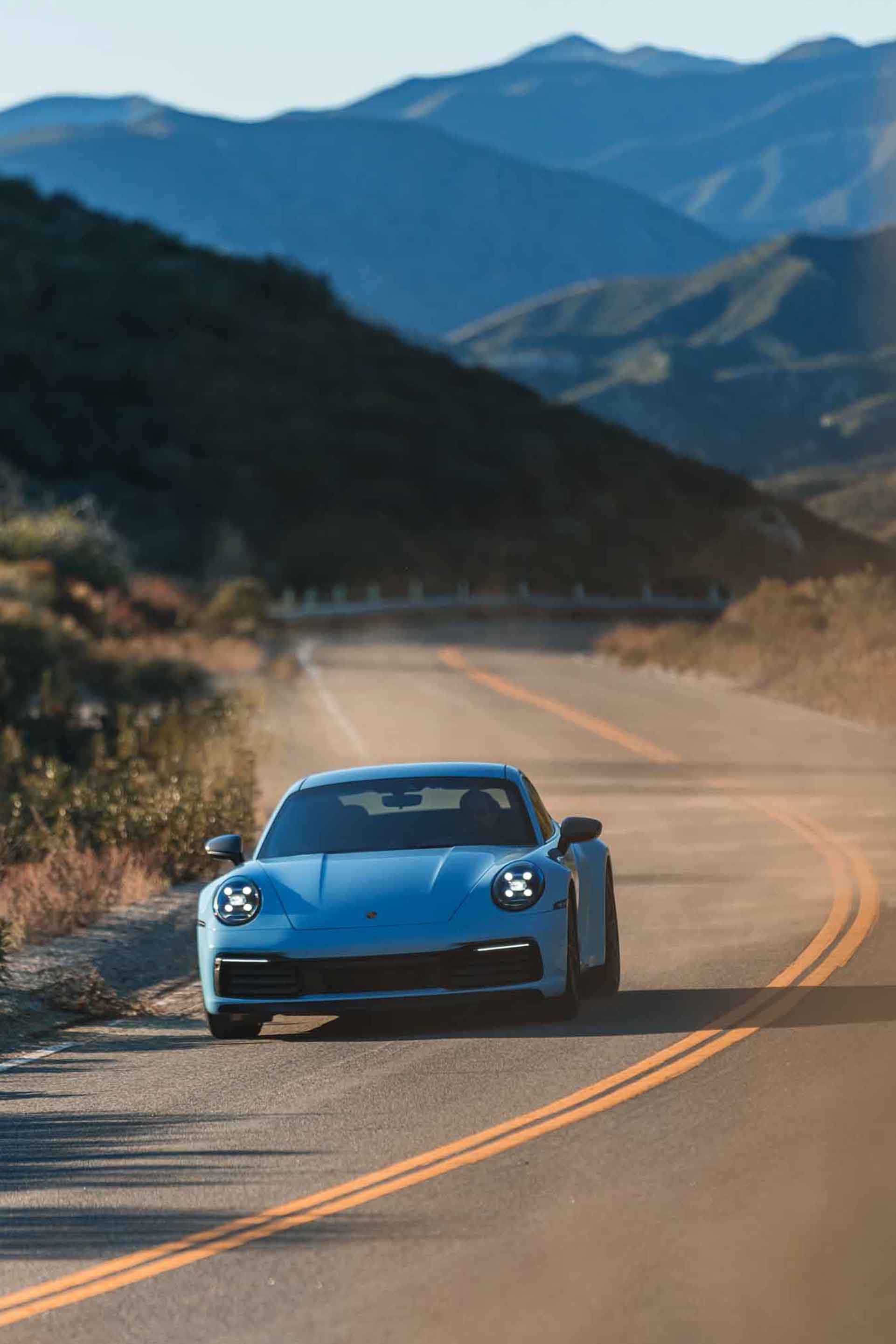 2023 Porsche 911 Carrera T (Color: Gulf Blue) Front Wallpapers #94 of 192