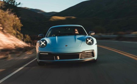 2023 Porsche 911 Carrera T (Color: Gulf Blue) Front Wallpapers 450x275 (99)