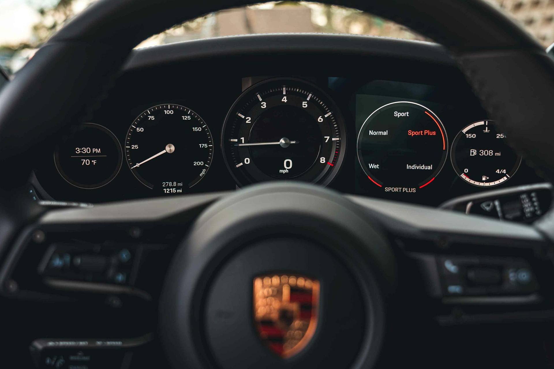 2023 Porsche 911 Carrera T (Color: Gulf Blue) Instrument Cluster Wallpapers #147 of 192