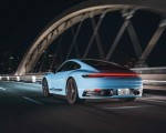 2023 Porsche 911 Carrera T (Color: Gulf Blue) Rear Three-Quarter Wallpapers 150x120