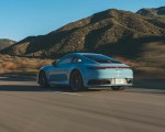 2023 Porsche 911 Carrera T (Color: Gulf Blue) Rear Three-Quarter Wallpapers 150x120