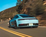 2023 Porsche 911 Carrera T (Color: Gulf Blue) Rear Wallpapers 150x120