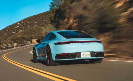 2023 Porsche 911 Carrera T (Color: Gulf Blue) Rear Wallpapers 450x275 (101)