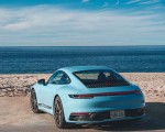 2023 Porsche 911 Carrera T (Color: Gulf Blue) Rear Wallpapers 150x120