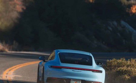 2023 Porsche 911 Carrera T (Color: Gulf Blue) Rear Wallpapers 450x275 (95)