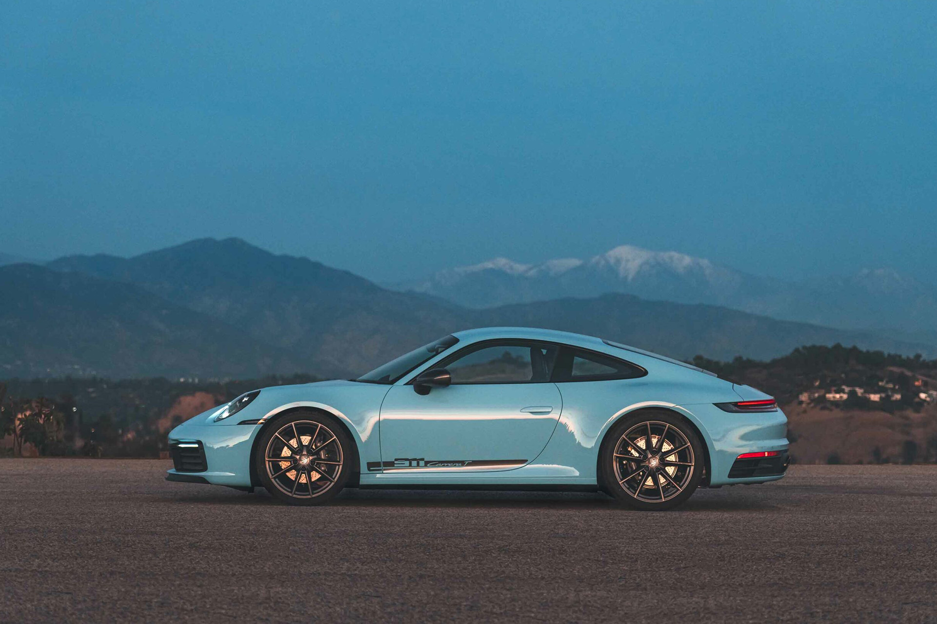 2023 Porsche 911 Carrera T (Color: Gulf Blue) Side Wallpapers #124 of 192