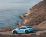 2023 Porsche 911 Carrera T (Color: Gulf Blue) Side Wallpapers 150x120