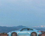 2023 Porsche 911 Carrera T (Color: Gulf Blue) Side Wallpapers 150x120