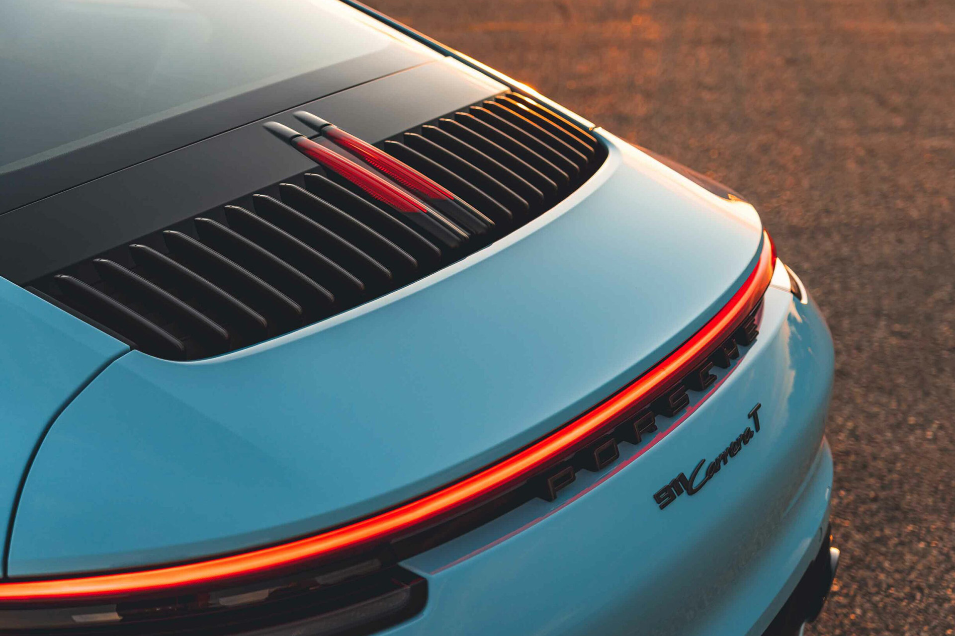 2023 Porsche 911 Carrera T (Color: Gulf Blue) Tail Light Wallpapers #136 of 192