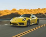 2023 Porsche 911 Carrera T (Color: Racing Yellow) Front Three-Quarter Wallpapers 150x120