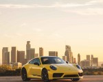 2023 Porsche 911 Carrera T (Color: Racing Yellow) Front Three-Quarter Wallpapers 150x120