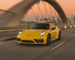 2023 Porsche 911 Carrera T (Color: Racing Yellow) Front Three-Quarter Wallpapers 150x120