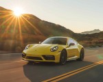 2023 Porsche 911 Carrera T (Color: Racing Yellow) Front Three-Quarter Wallpapers 150x120