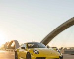 2023 Porsche 911 Carrera T (Color: Racing Yellow) Front Three-Quarter Wallpapers 150x120