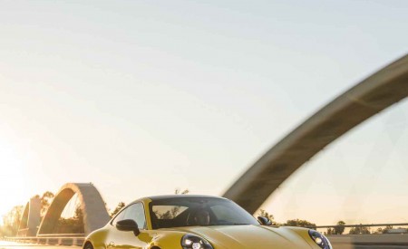 2023 Porsche 911 Carrera T (Color: Racing Yellow) Front Three-Quarter Wallpapers 450x275 (29)