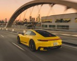 2023 Porsche 911 Carrera T (Color: Racing Yellow) Rear Three-Quarter Wallpapers 150x120