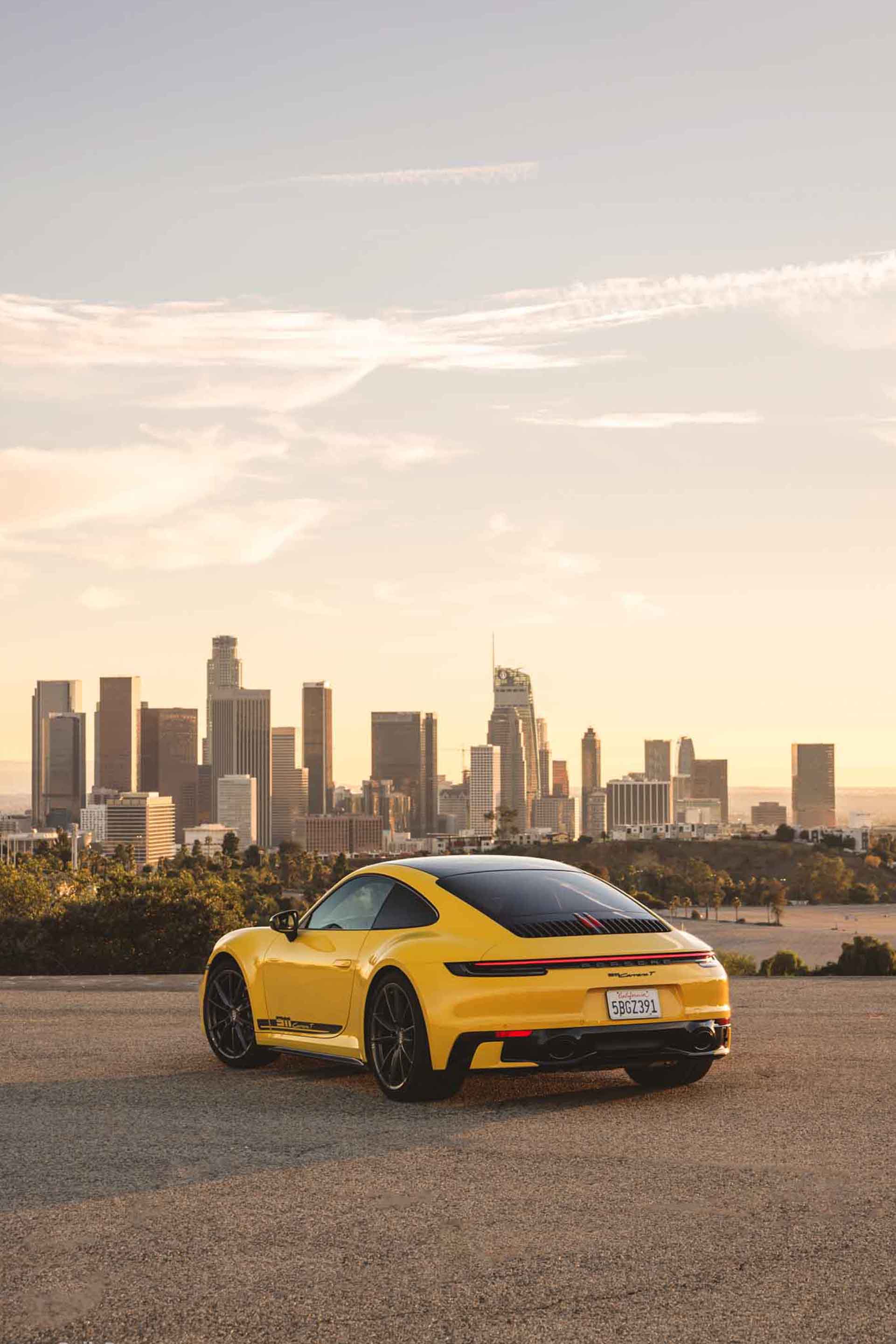 2023 Porsche 911 Carrera T (Color: Racing Yellow) Rear Three-Quarter Wallpapers #59 of 192