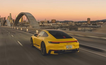 2023 Porsche 911 Carrera T (Color: Racing Yellow) Rear Three-Quarter Wallpapers 450x275 (36)